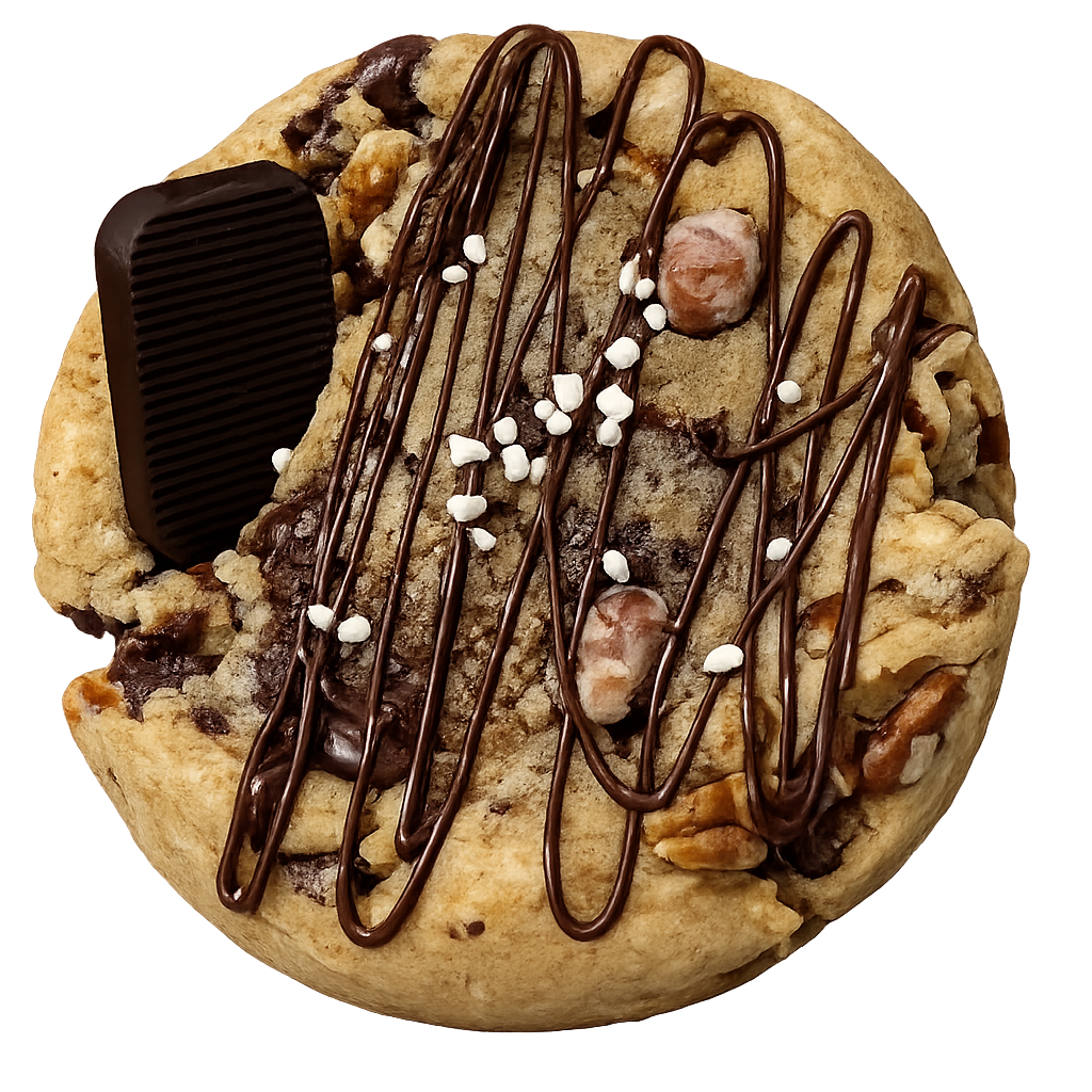 Chocolate Drizzle Cookie– 4 Pack