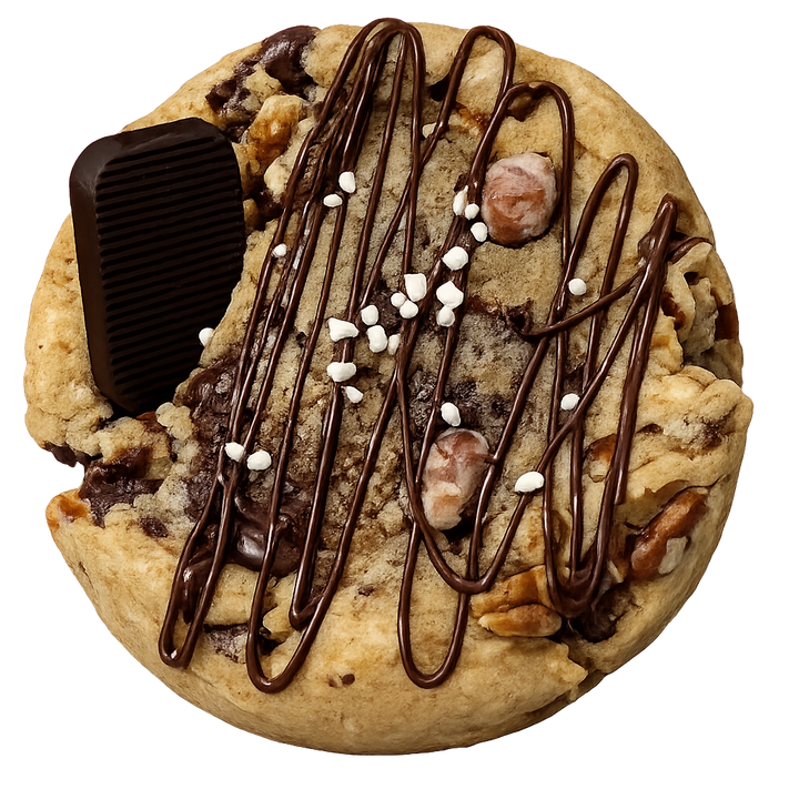 Chocolate Drizzle Cookie– 4 Pack