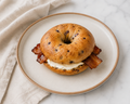 Blueberry Breakfast Rounds with Bacon & Cream Cheese