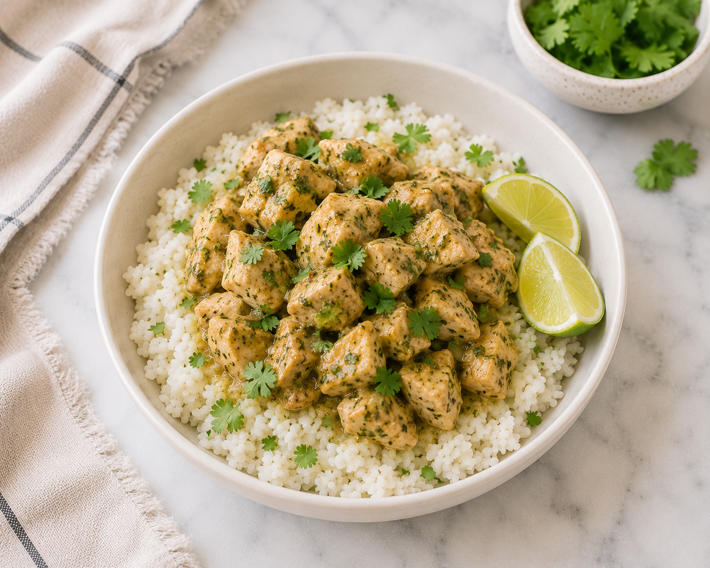 Cilantro Lime Chicken Rice Bowls