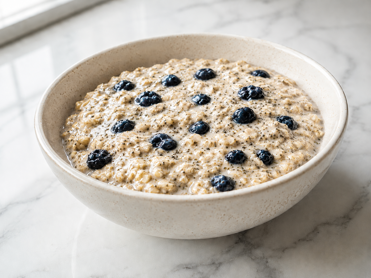 Mixed Berry Chia Oatmeal
