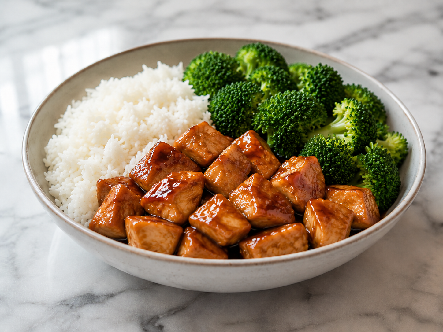 Teriyaki Chicken Broccoli Rice Bowls